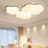 Кремовый потолочный светильник для гостиной, японский комнатный светильник для спальни, комфортный световой спектр, защита глаз