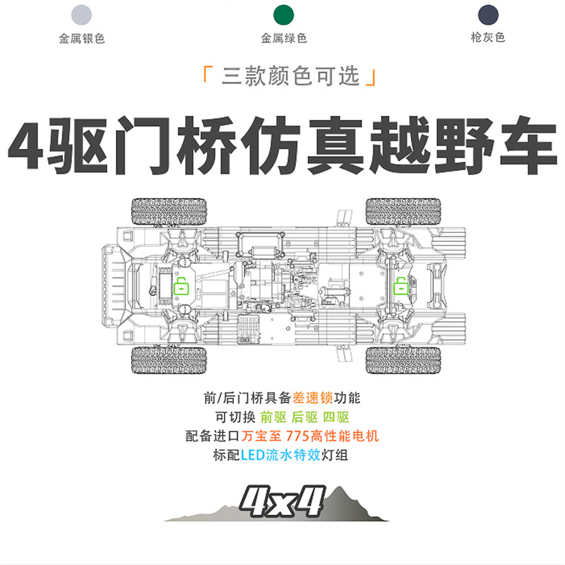Thor KM 1/8 KM5pro ドアブリッジ 4WD ディファレンシャルシフトブレーク RC リモートコントロール リアルクライミングオフロードカー|undefined