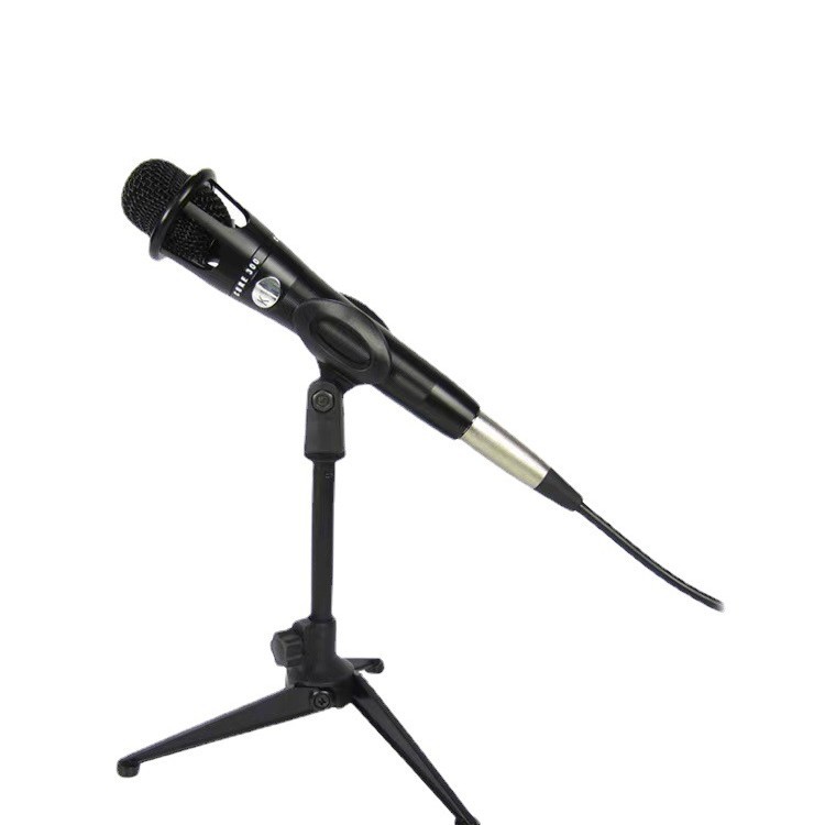 Triángulo de escritorio soporte de micrófono soporte de trípode condensador micrófono de la computadora micrófono soporte de escritorio micrófono pequeño
