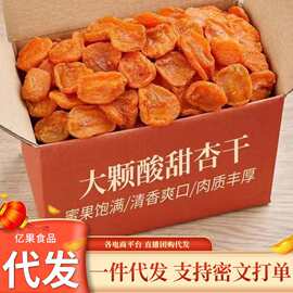 杏干果脯干独立包代发批发500g 无核红杏果肉干蜜饯追剧零食杏干