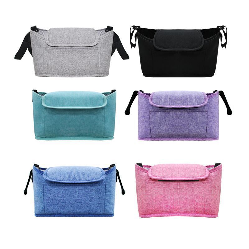 Stroller Organizer Bag Diaper Bag Nursing Stroller Bag Stroller Accessories Stroller Cup Holder Cover with Shoulder Straps Pouch baby stroller accessories diy
