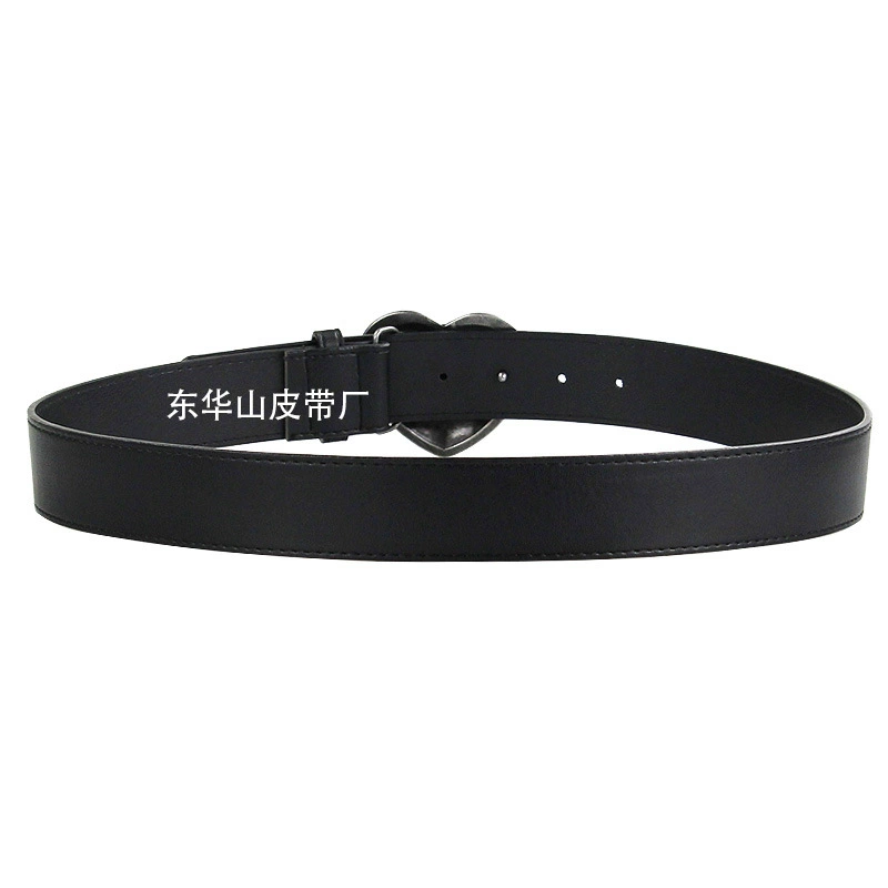 (Cross-border trading), retro jeans, black polyurethane belt