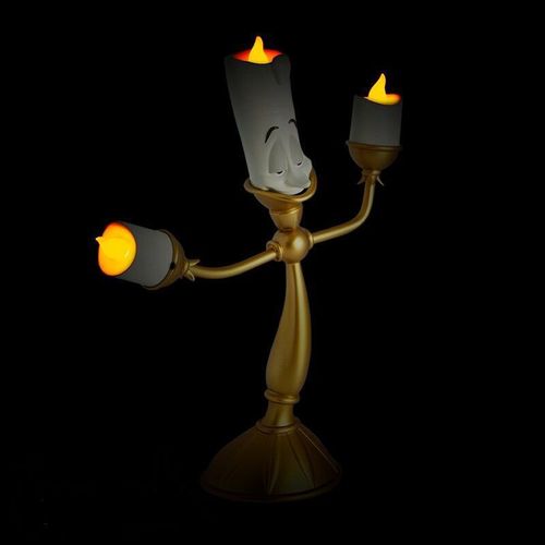 Beauty and the Beast Candlestick Lumia Candlestick Ornament Clock Table Clock Ornament Table Lamp Cosworth Pendulum Clock Decoration