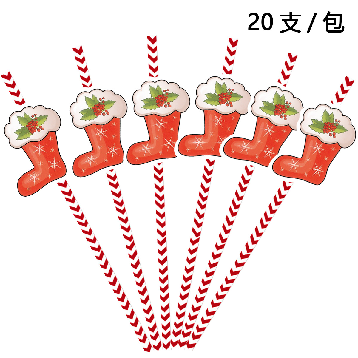 Navidad decoración paja fiesta suministros creativo papel paja árbol de Navidad Santa Claus paja en stock al por mayor