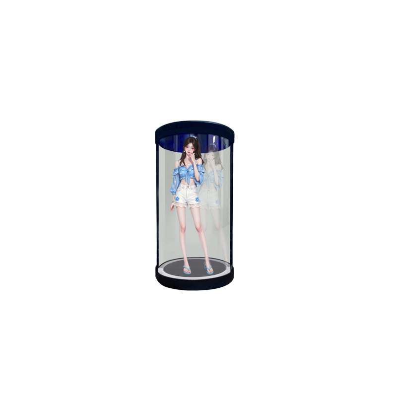 ai数字人智能交互一体机3d全息投影展示柜全息舱透明屏触摸互动屏|undefined