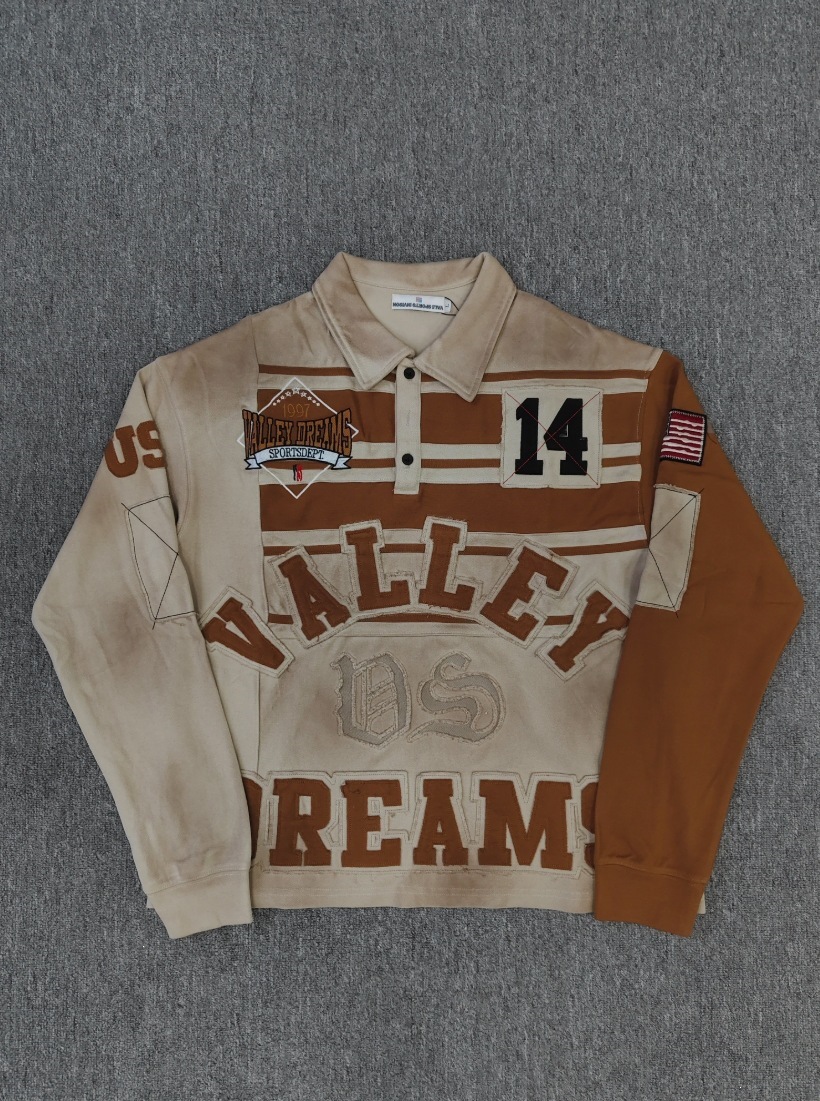 ValeValley Valley Dreams Graphic Distressed Brown