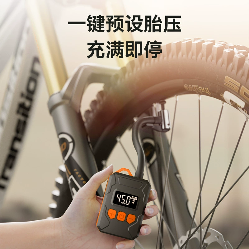 Портативный велосипед электрический автомобиль шинный газовый насос ручной беспроводной зарядки автомобильный надувной насос