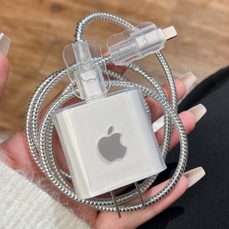 Capa de cable de datos iPhone 15 Promax Cargador 20w para Apple 14 Carga rápida 13 Protección contra plegado