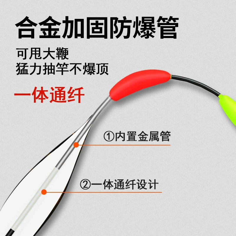 Lead-free black pit black carp large object float non-self-standing trolling float bold eye-catching float fish float wholesale