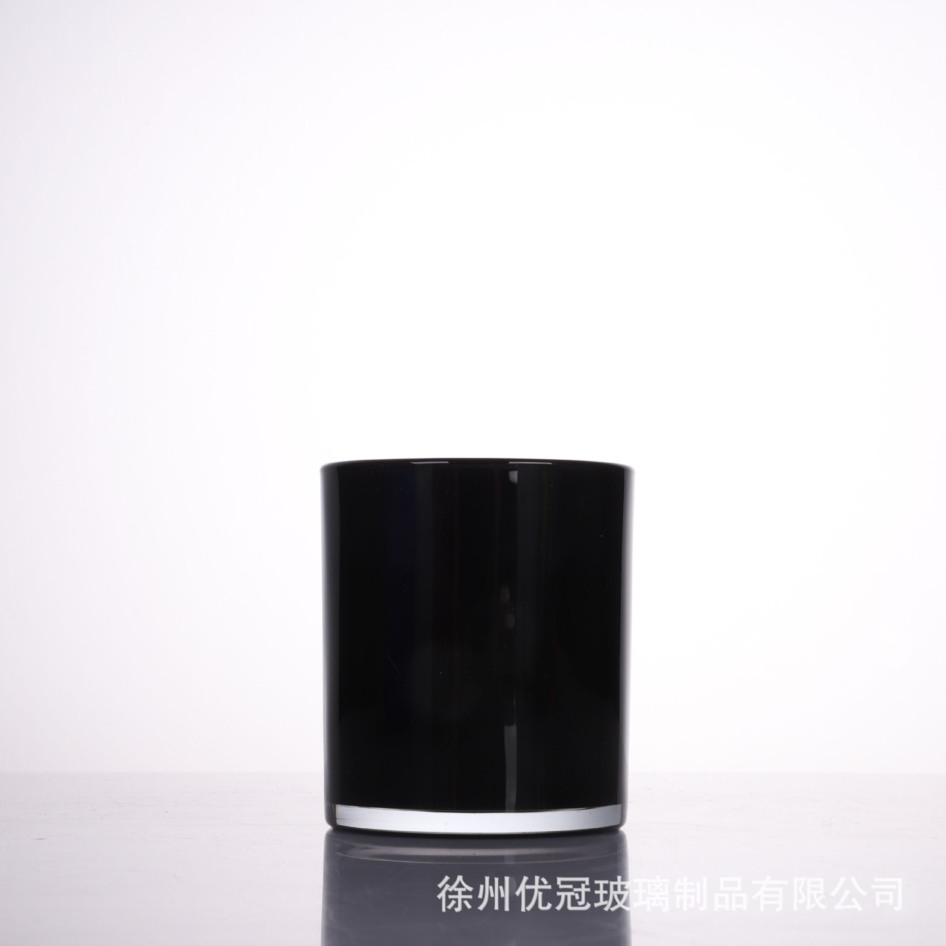 Materiales para hacer velas aromáticas caseras, recipientes de vidrio vacíos esmerilados con tapas, portavelas de vidrio de colores al por mayor, degradado