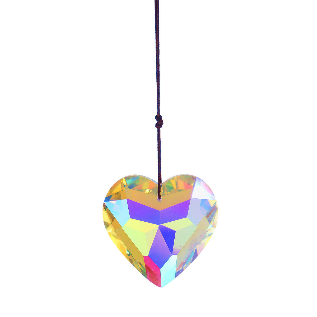 Valentine'S Day Festival Heart Shape Pattern Vintage Style Pastoral Heart Shape Artificial Crystal Pendant