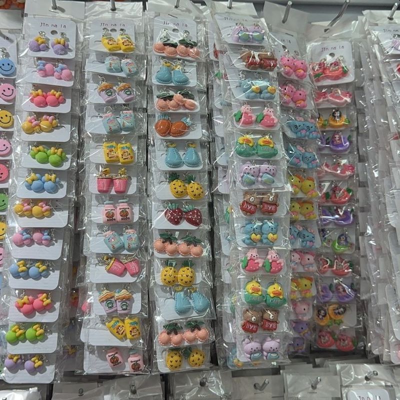 女士耳坠 长耳坠 耳夹钻耳坠耳钉两元店饰品百货货源|undefined