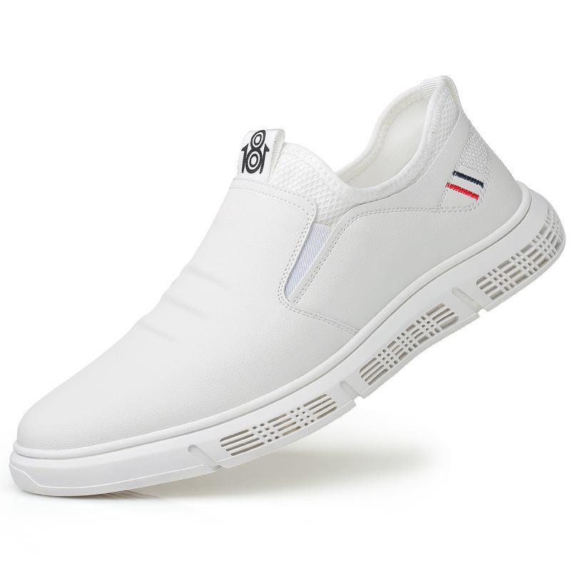 Zapatos de hombre zapatos de cuero casuales de negocios para hombres cómodos zapatos de hombre de superficie suave de fondo suave de Corea zapatos casuales deportivos de comercio exterior