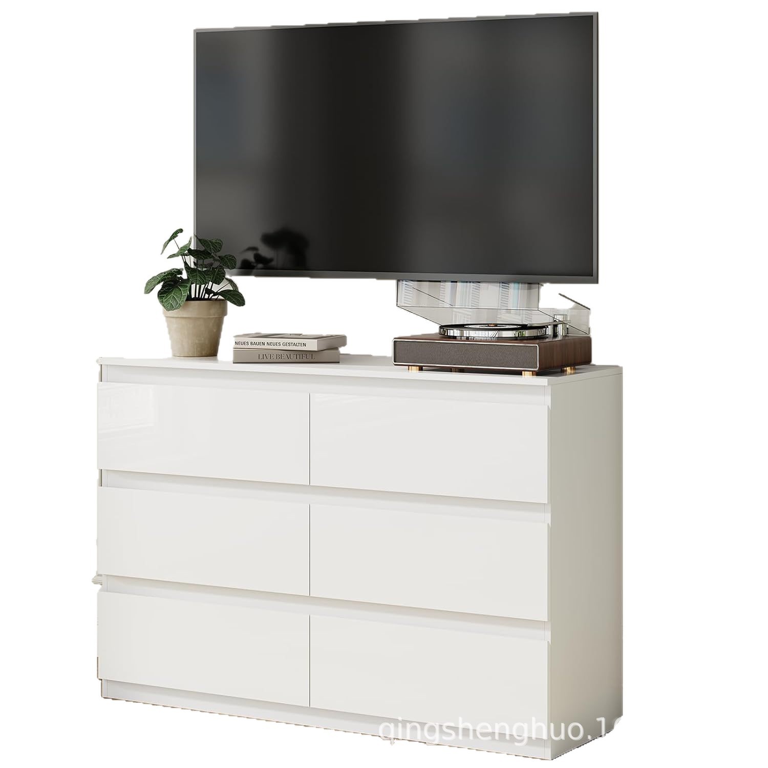 Los fabricantes suministran los muebles del dormitorio gabinete del cajón del gabinete del lado simple armario del cajón horizontal gabinete de almacenamiento