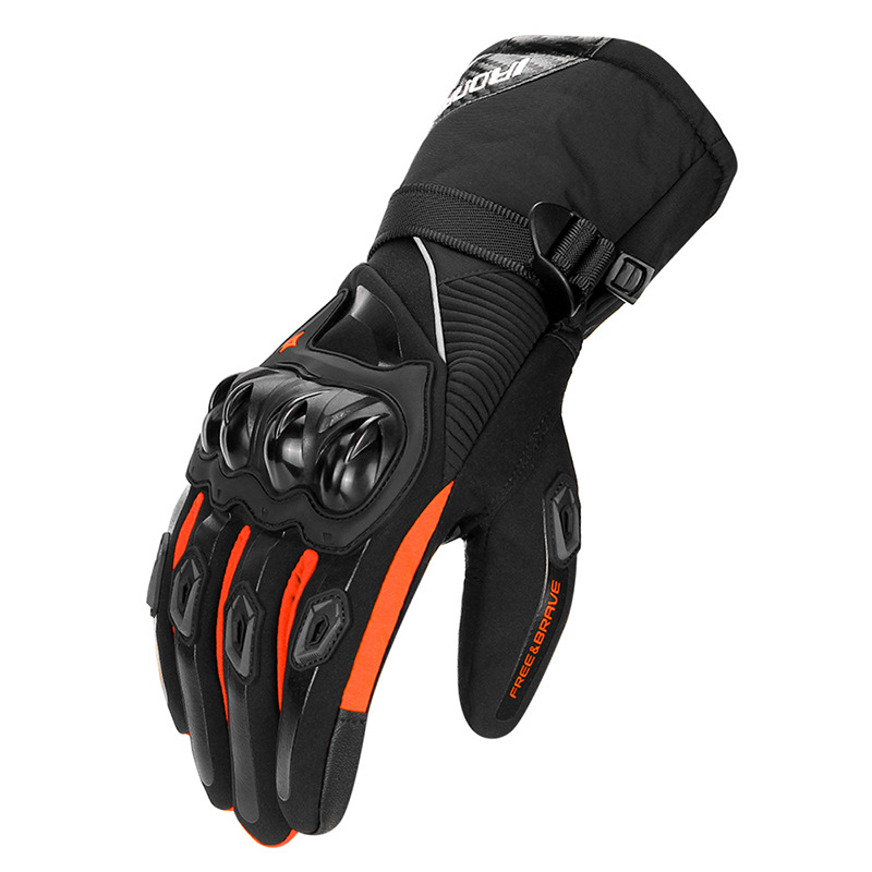 HEROBIKER ciclismo guantes de los hombres de invierno de la motocicleta pantalla táctil impermeable caliente motocicleta off-road al aire libre guantes de invierno