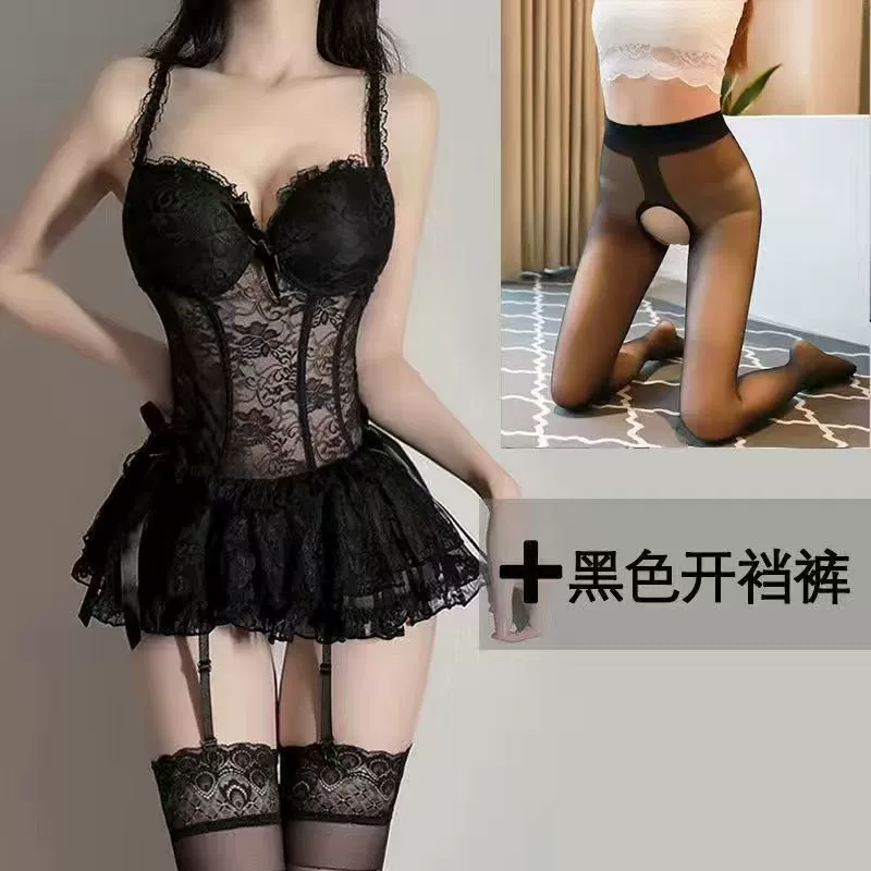 Purple uniform for beloved, tights, push up bra, sexy slip dress, pijama