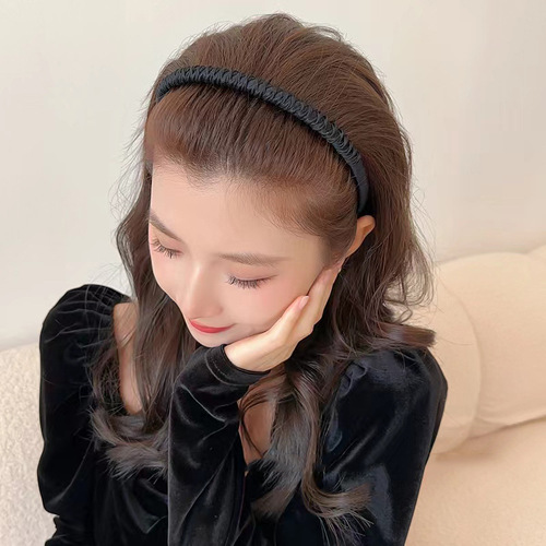  new style headband for women's face wash, special toothed anti-slip hairpin for pressing hair, traceless broken hair braided headband and headwear