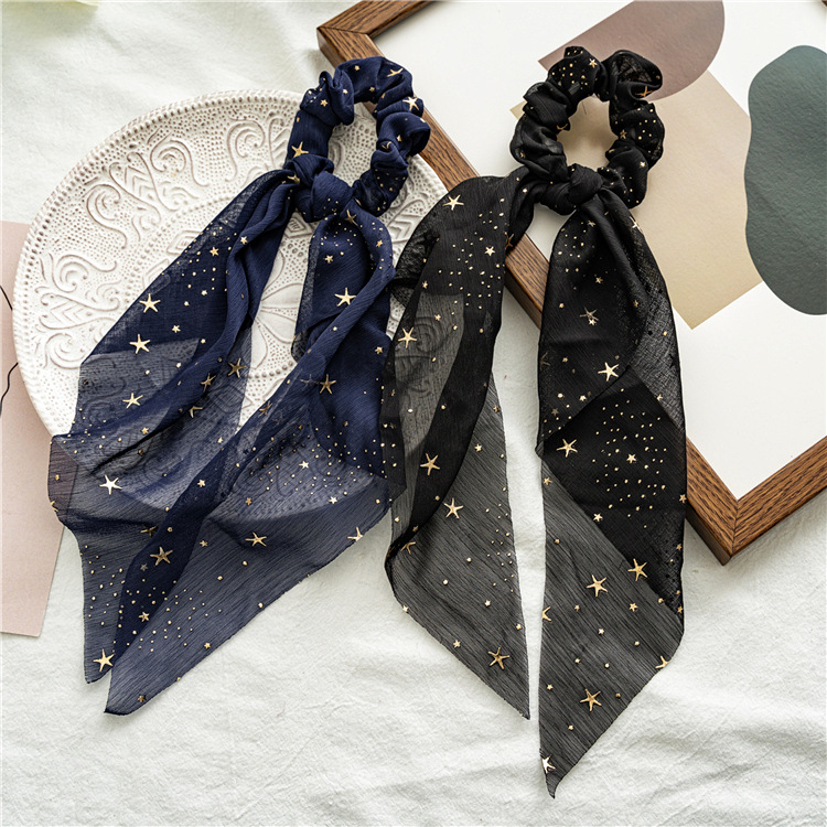 Fashion Star Cloth Handmade Hair Tie 1 Piece display picture 6