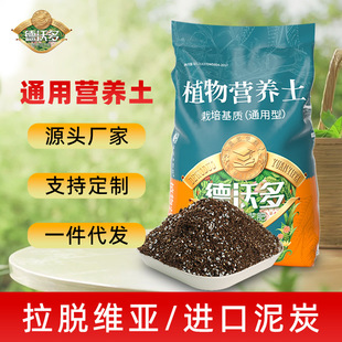 Factory Direct supply nutrient soil charcoal soil flower soil universal vegetable planting seedling big bag succulent soil flower planting pot peat