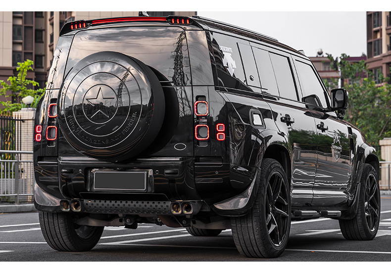 Suitable for 20-25 Land Rover Defender 90 100 130 Spare Tire Cover, American Team Spare Tire Cover, Shield Spare Tire Cover