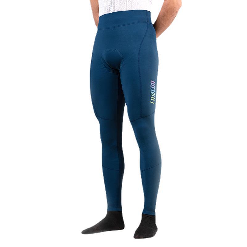 Lanpada 2022 otoño y el invierno Nueva lana a prueba de viento ciclismo pantalones los hombres al aire libre caliente protección solar bicicleta montar