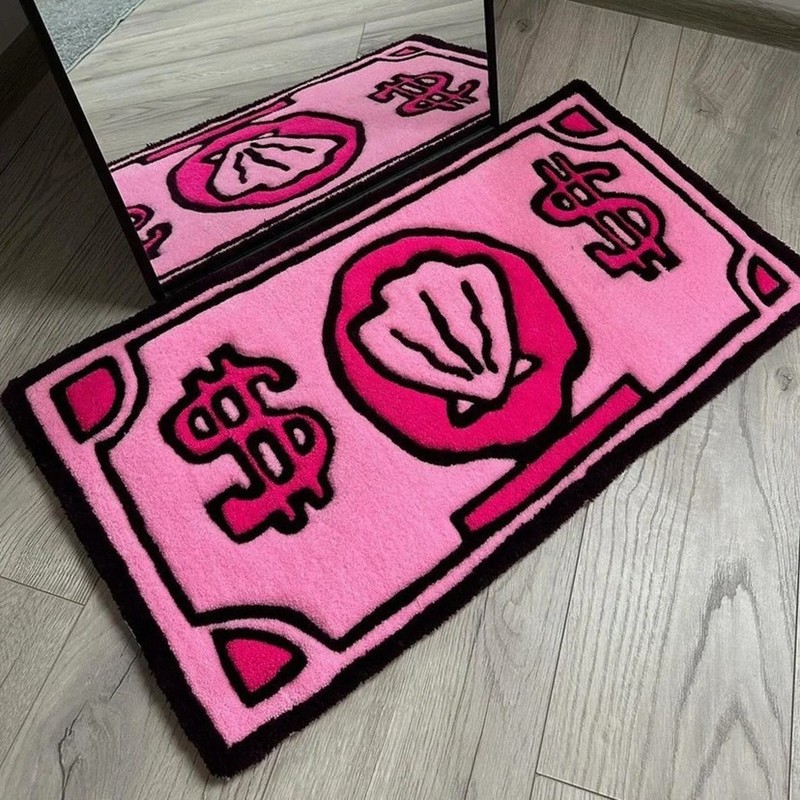 漫画の厚みのある模造カシミアフロアマット、玄関ホール、汚れにくくお手入れが簡単なドアマット、リビングルームのソファの装飾フットマット、ドロップシッピング|undefined