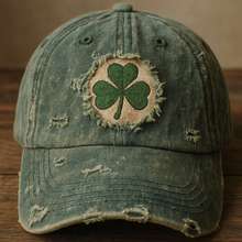 亚马逊跨境新款帽子圣帕特里克节庆祝棒球帽爱尔兰节绿帽子三叶草