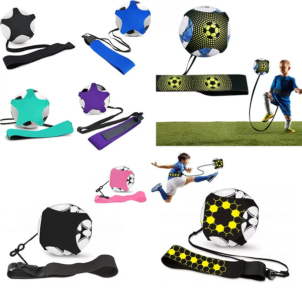 Cross-Border Football Rebounder with Auxiliary Belt for Children and Adults, High Rebound Football Training Belt