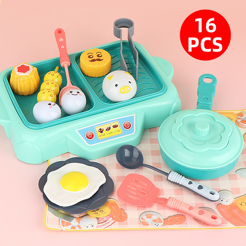 Children's Play House Fun Kitchen Toys Boys and Girls Simulation Food Model Combo Set Complete Mini Set