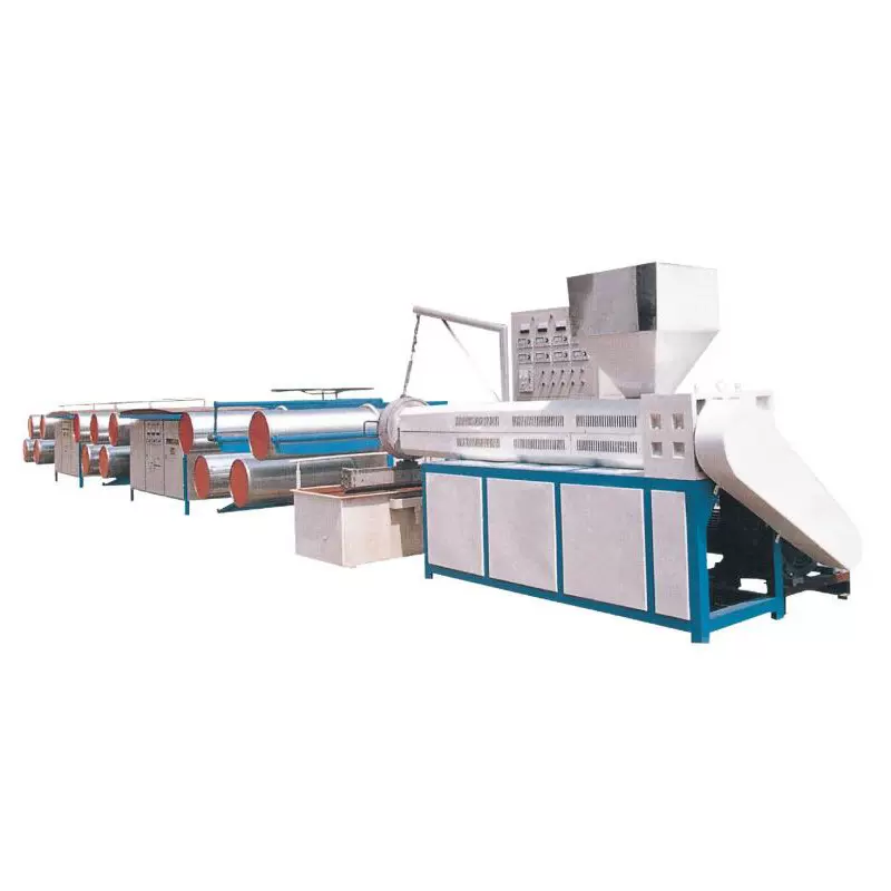 塑料扁丝拉丝机可根据产量选择型号编织袋网袋扁丝拉丝机高效安全