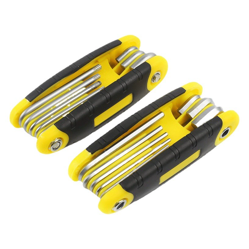 Складной шестигранный ключ Xinton, инструмент для костюма специальной формы, метрический Набор для цветения сливы, многофункциональный внутренний шестиугольный полный набор