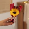Red paper sun flower