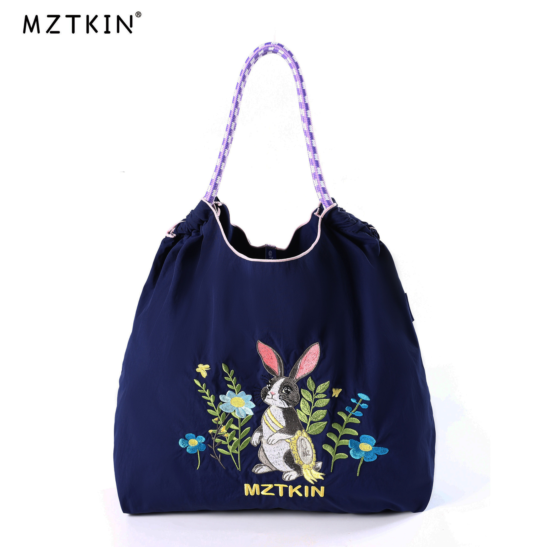 진한 파란색 토끼 꽃