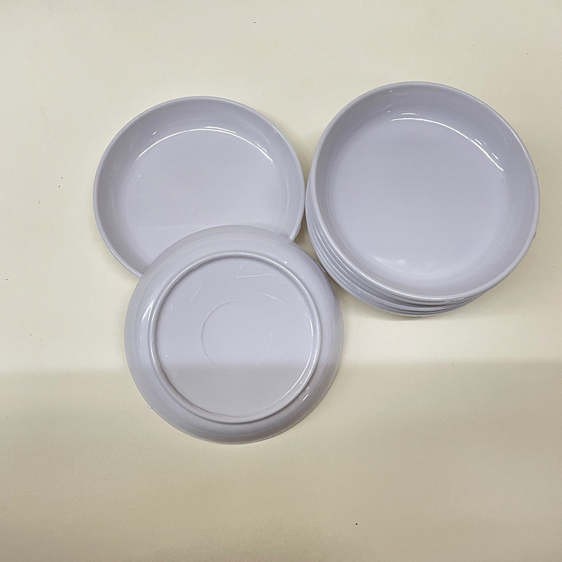 批发仿陶瓷塑料白色墨蝶国画工具调色装墨纸