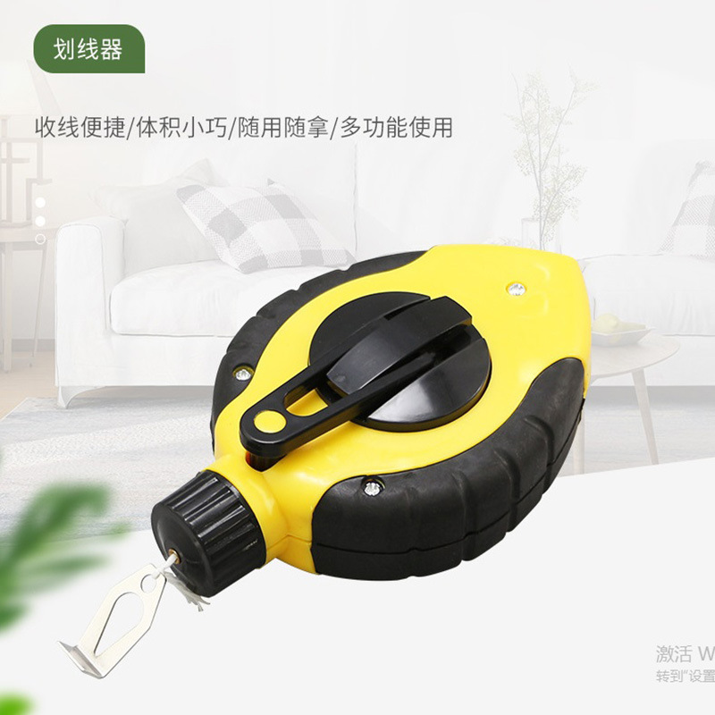 15m30m木工划线器建筑装潢 手卷式墨斗墨盒小巧便携