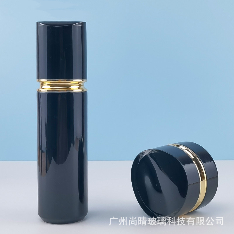 Premium cuadrado 30 ml Ou vidrio gotero presionando L'ora noche esencia esencial aceite muscular Bases líquido botella vacía material de embalaje