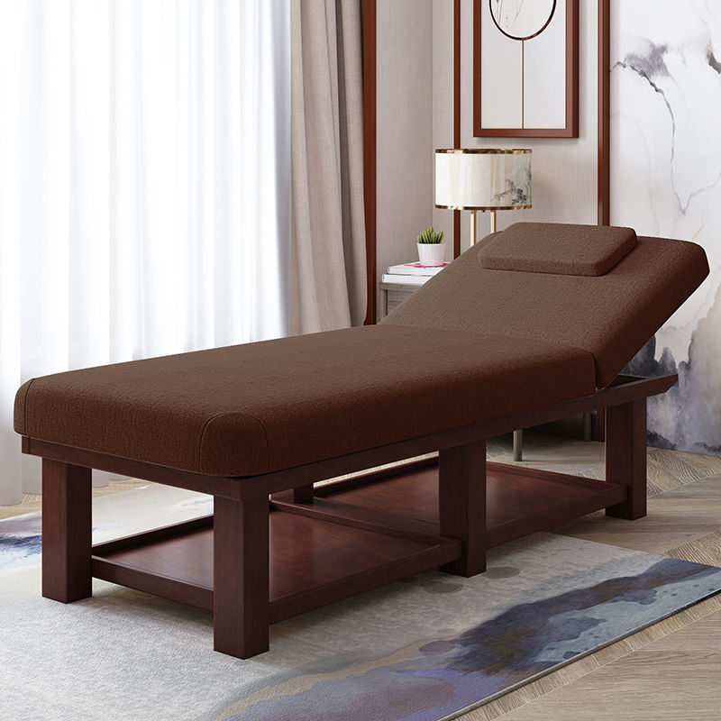 Fábrica directa cama de belleza de madera sólida sala de belleza multifuncional con agujeros de moxibustión cama de fisioterapia cama de masaje de belleza cama de masaje image 42