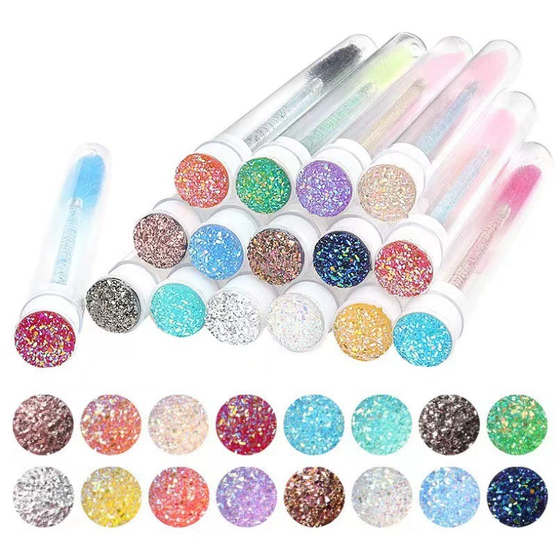 Новый продукт Kunteng трубки для ресниц щетка для внешней торговли новый продукт с дрель для ресниц хрустальный стержень портативная щетка для макияжа