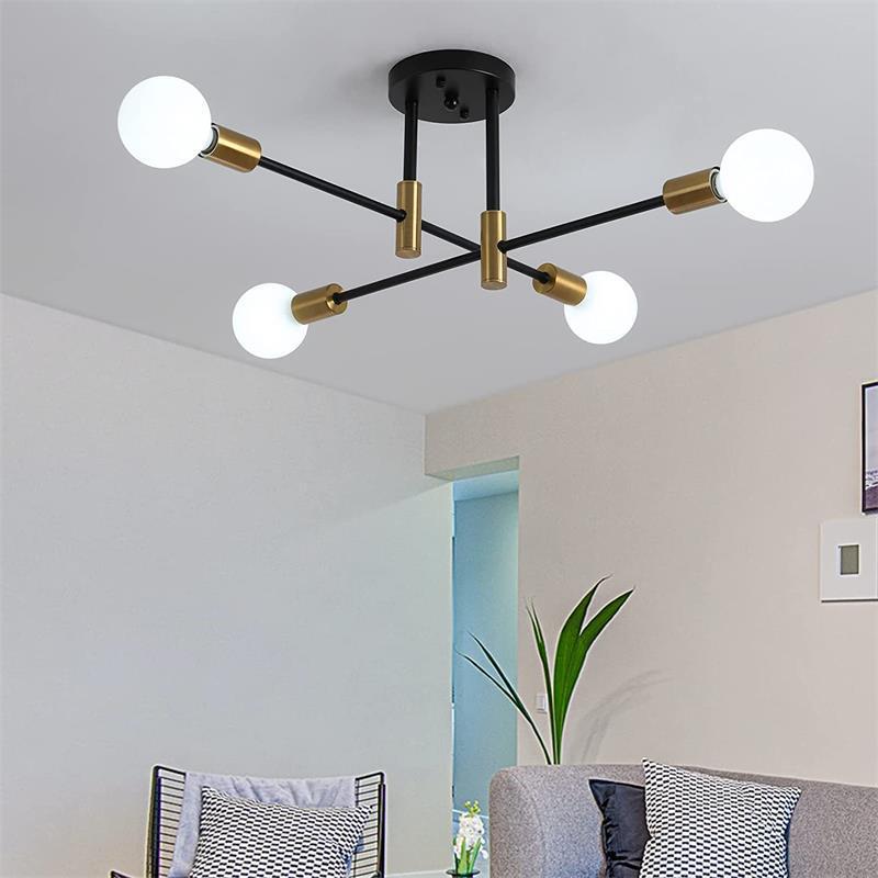 led chandelier living room dining room simple modern new minimalist light luxury wayfair Amazon LAZADA bedroom lamp
