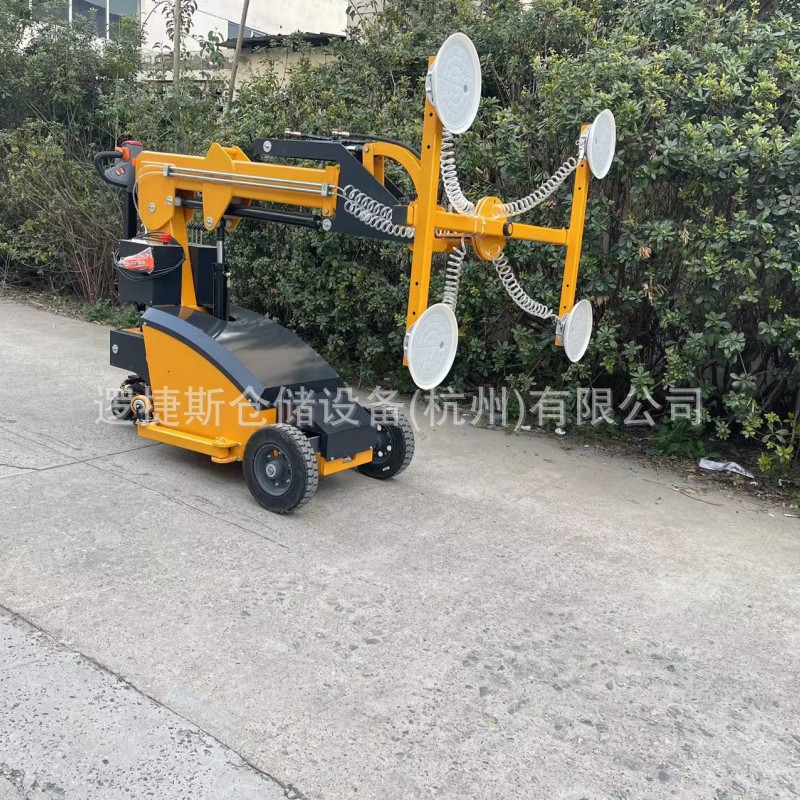 玻璃吸盘车400kg机械手电动旋转幕墙安装吸盘车翻转旋转吸石板车