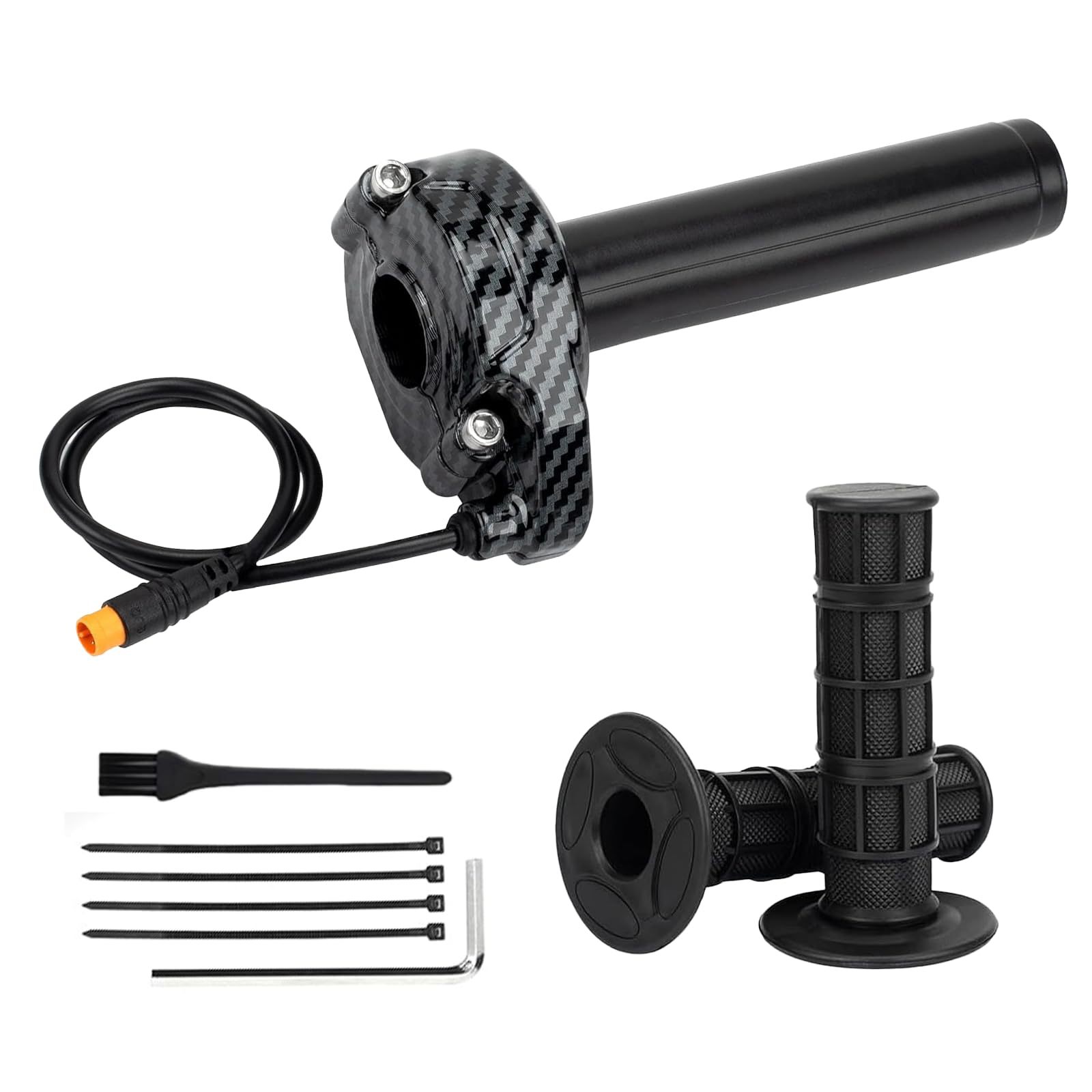 Full-rotation handle throttle for electric bicycles is suitable for Macfox 12V-72V, and also for HappyRun Freego
