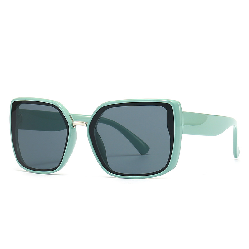 2023 new square large frame sunglasses modern retro progressive color cross border sunglasses 9110_voghion.com
