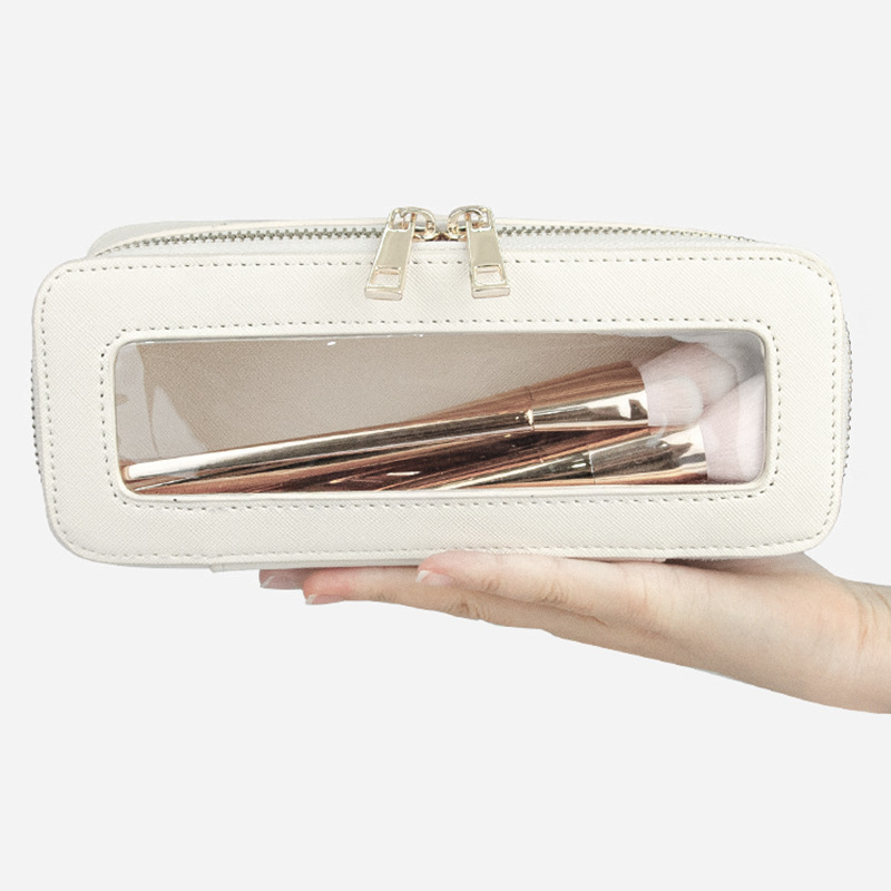 新しい透明化粧品袋小さな防水化粧品収納袋 pu 化粧品袋ポータブル美容収納袋化粧品袋|undefined