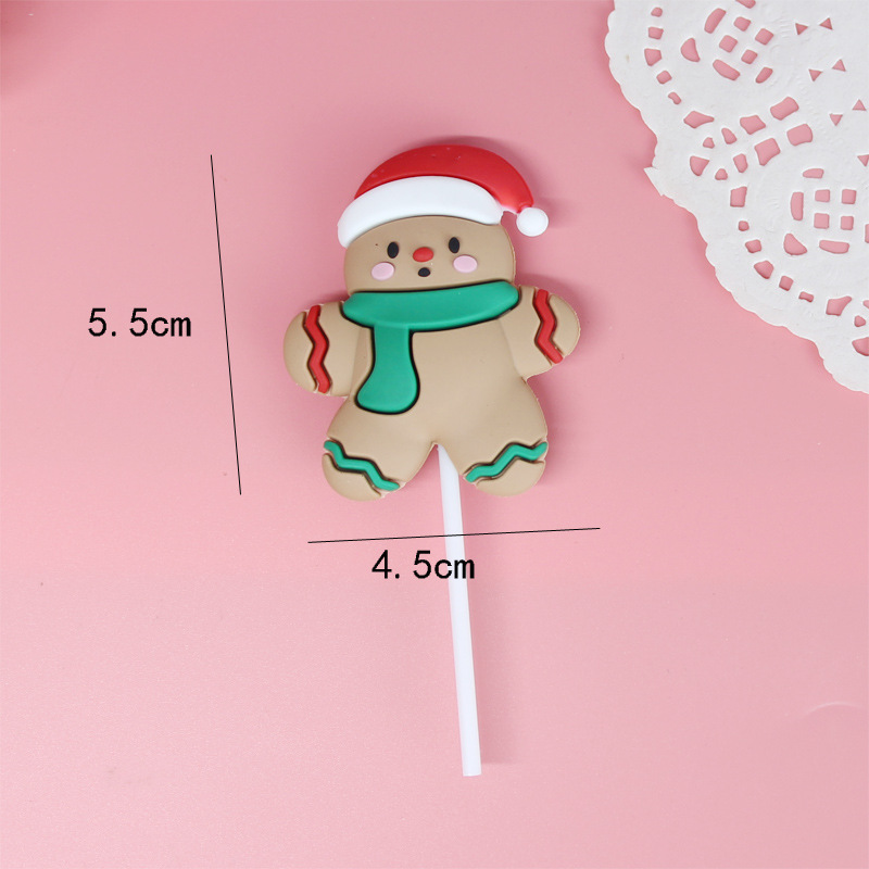 10g Weight Cake Decorating Supplies Event & Party Supplies 1 Piece Quantity Party Occasion Plastic Material Christmas Festival Christmas Tree, Santa Claus, Christmas Socks Pattern Handmade Craft Christmas Christmas Tree Santa Claus Christmas Socks Plastic Party Cake Decorating Supplies 6