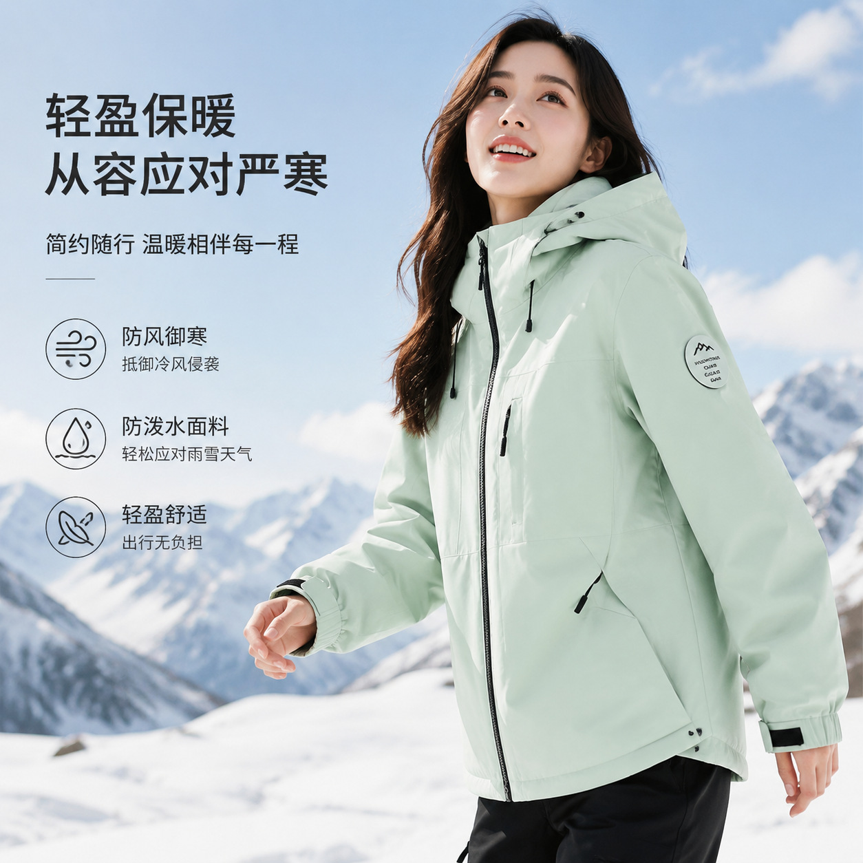 Softshell Outdoor Cotton Jacket, Windproof Coat for Young Men, Couple's Jacket, Mountaineering Thickened Workwear, Hooded Windbreaker, Casual