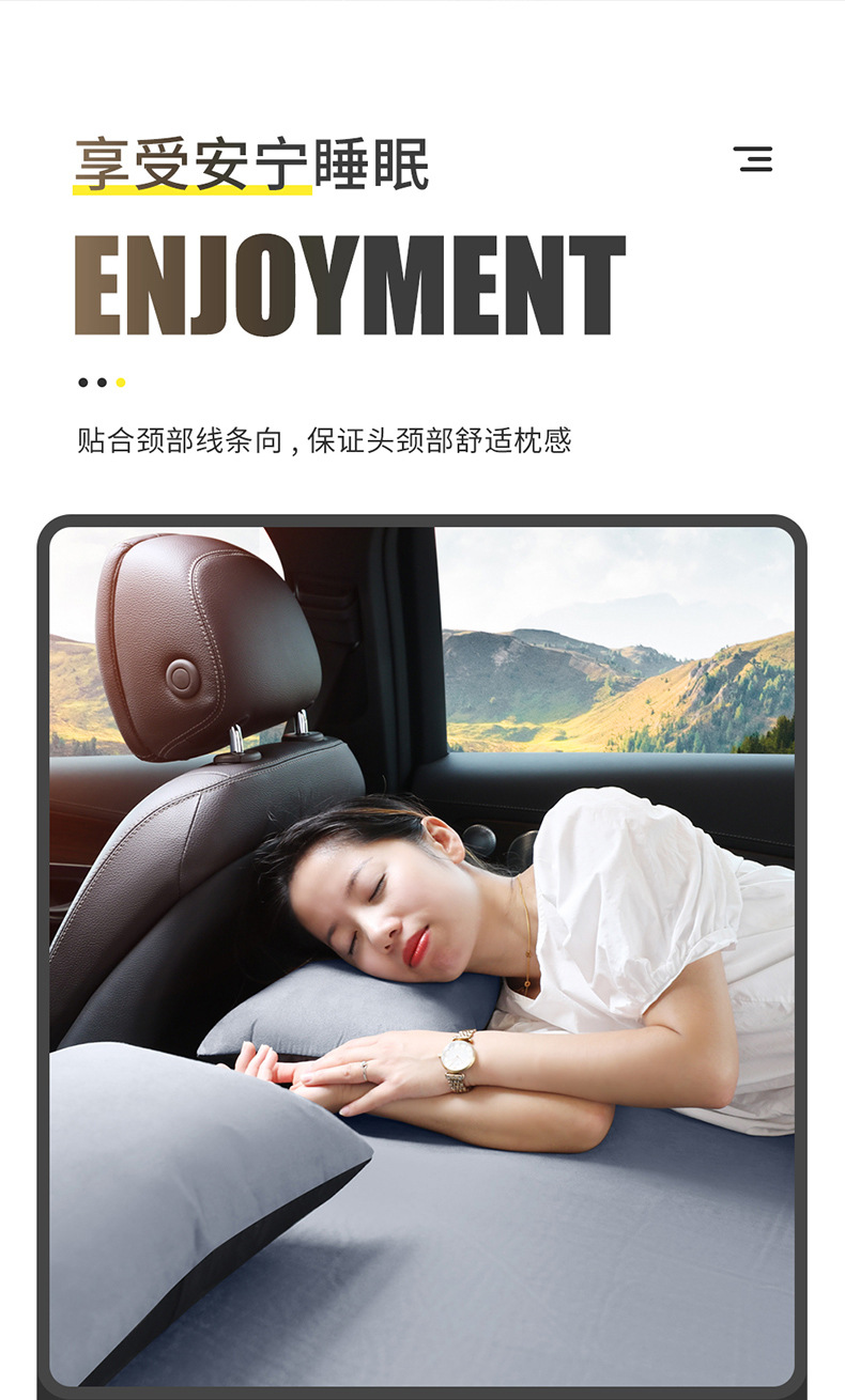 Inflatable Mattress for Mercedes-Benz GLC GLB SUV Car Travel Bed