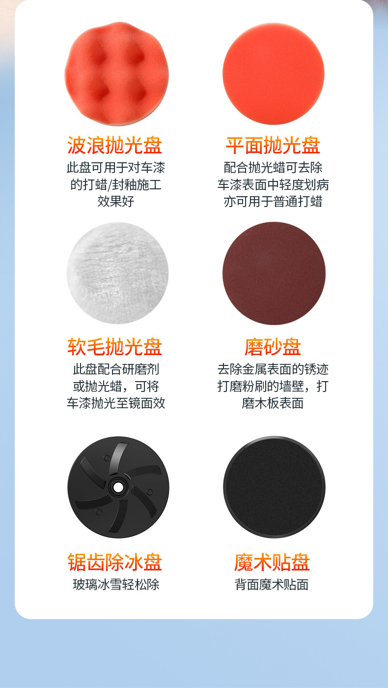 Car Wireless Electric Polishing Machine for Cleaning Oil Film, Car Beauty Waxing, Scratch Repair, Dual-Use Oil Film Machine for Car and Home