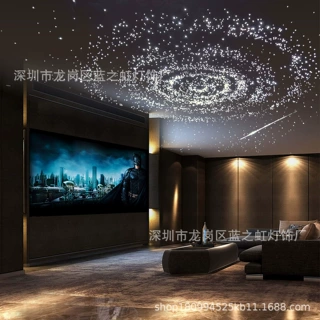 星空顶天花板满天星吊顶LED光纤灯家装客厅卧室影音室清酒吧餐厅