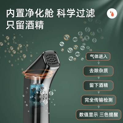Breathalyzer, Air-Blowing Type for Drunk: Other Automotive Safety Supplies