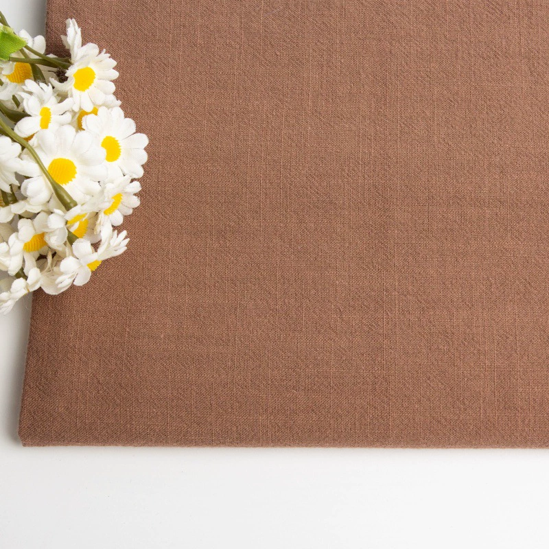 Имитация льняной ткани, песочная ткань, стираная бамбуковая хлопковая ткань для рубашек, женская и детская одежда, ткань для рубашек и платьев